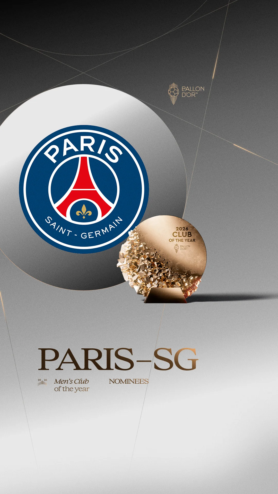 Paris-SG, Men's Club of the Year 2026 nominee