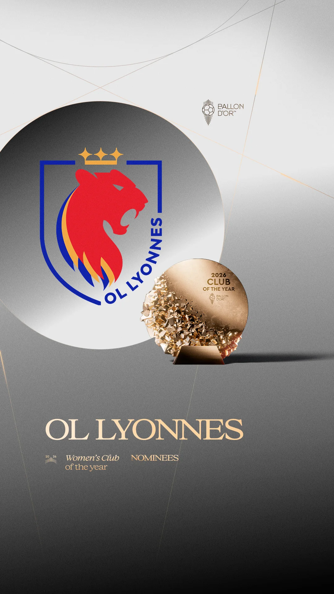OL Lyonnes, Women's Club of the Year 2026 nominee