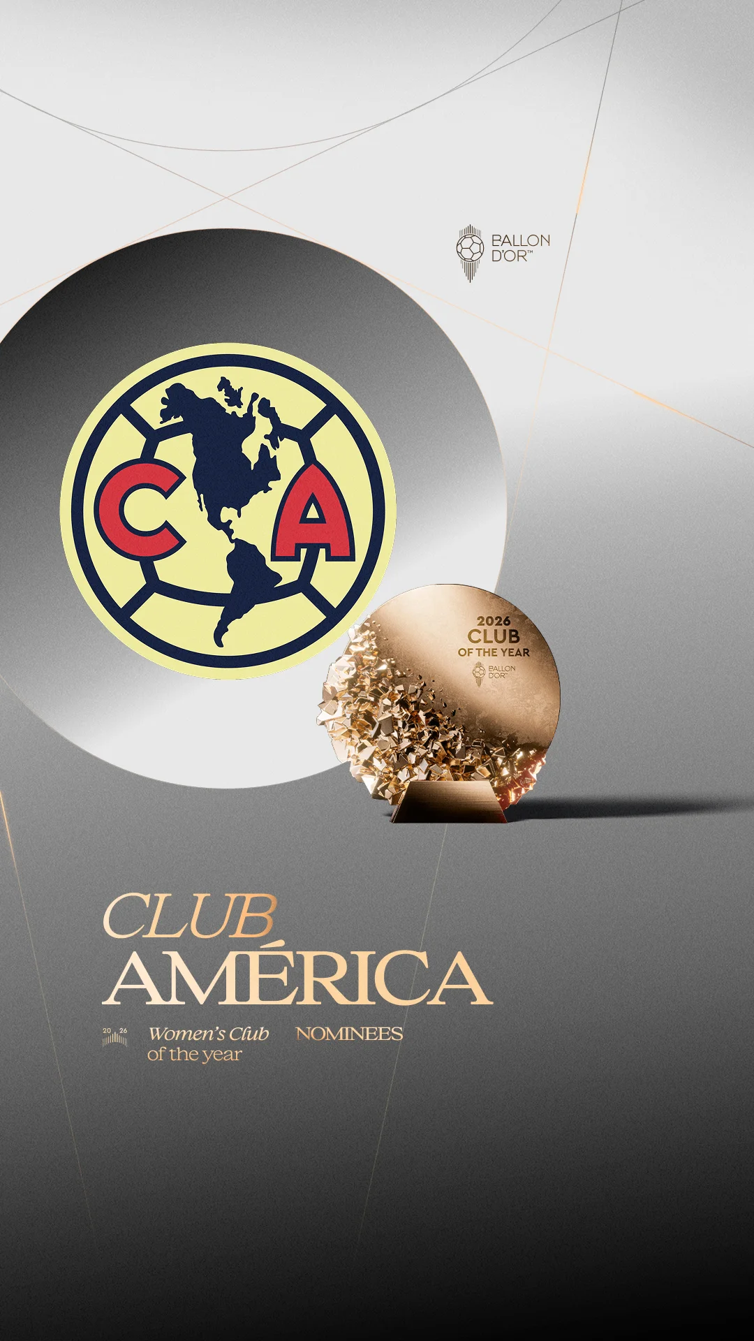 Club América, Women's Club of the Year 2026 nominee