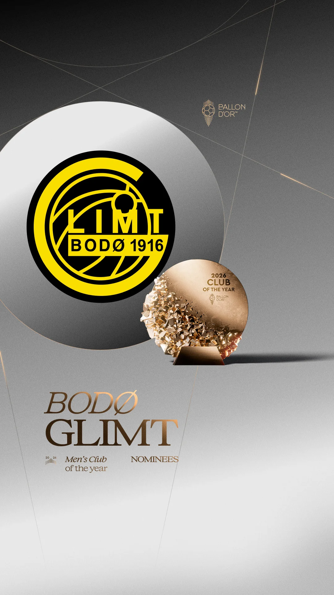 Bodø/Glimt, Men's Club of the Year 2026 nominee