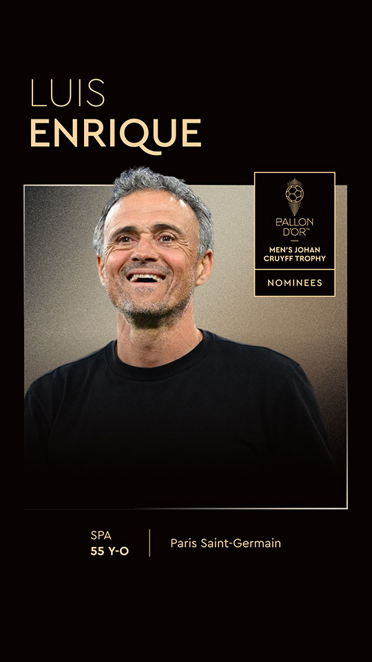 Luis Enrique – Técnico da Temporada - Times Masculinos 2025